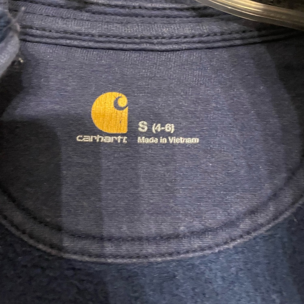 Women’s Carhartt Blue zip jacket. Size small. Great condition. - Picture 3 of 6